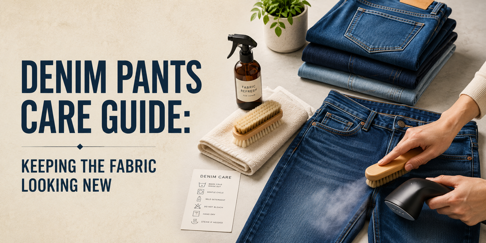 Denim Pants Care Guide: Keeping the Fabric Looking New
