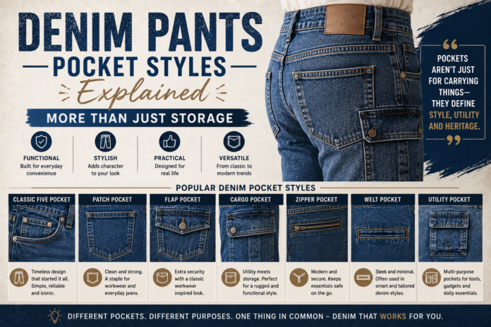 Denim Pants Pocket Styles