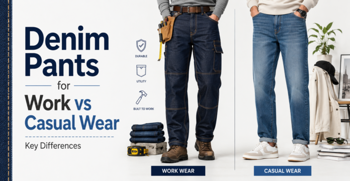 Denim Pants for Work vs Casual Wear Key Differences