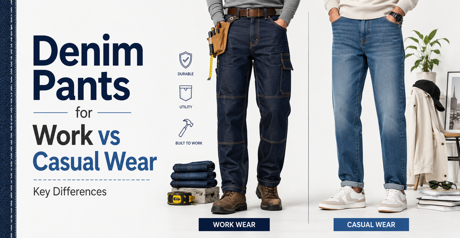 Denim Pants for Work vs Casual Wear: Key Differences