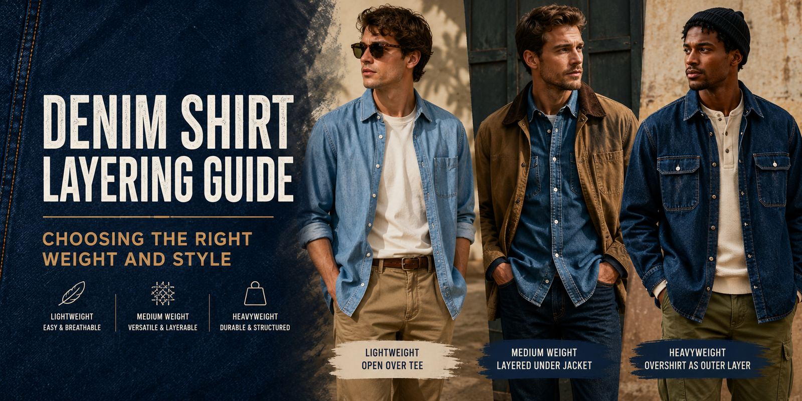 Denim Shirt Layering Guide: Choosing the Right Weight and Style