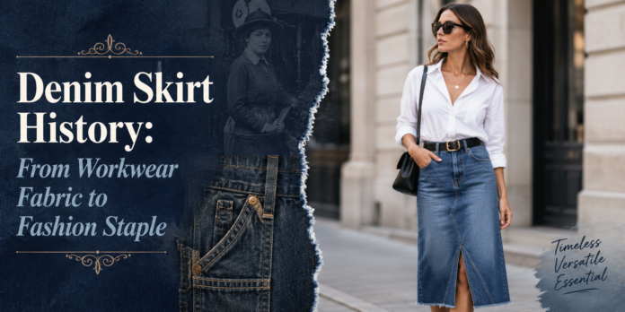 Denim Skirt History From Workwear Fabric to Fashion Staple