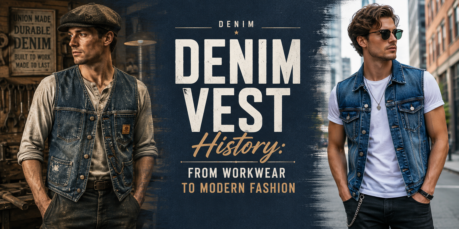 Denim Vest History: From Workwear to Modern Fashion