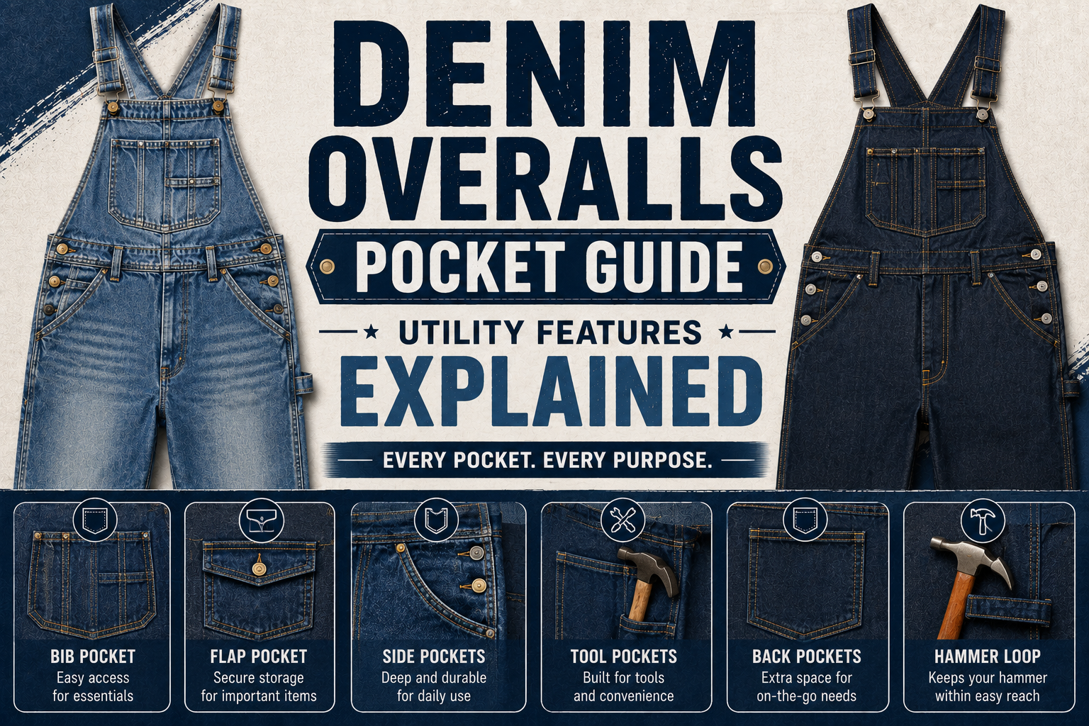 Denim Overalls Pocket Guide: Utility Features Explained
