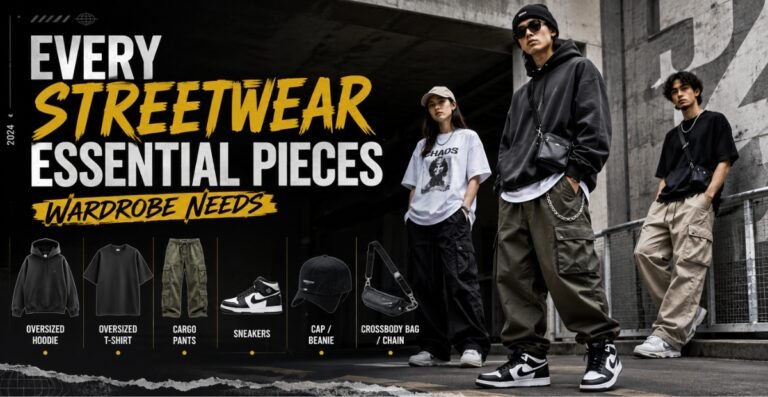 Every Streetwear Essentials Pieces Wardrobe Needs