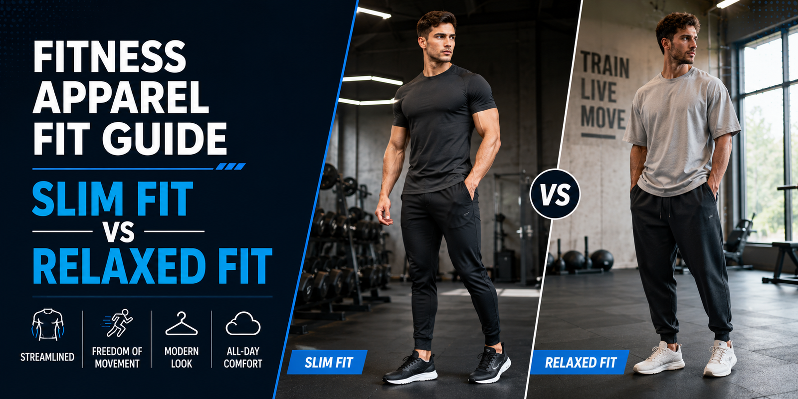 Fitness Apparel Fit Guide: Slim Fit vs Relaxed Fit