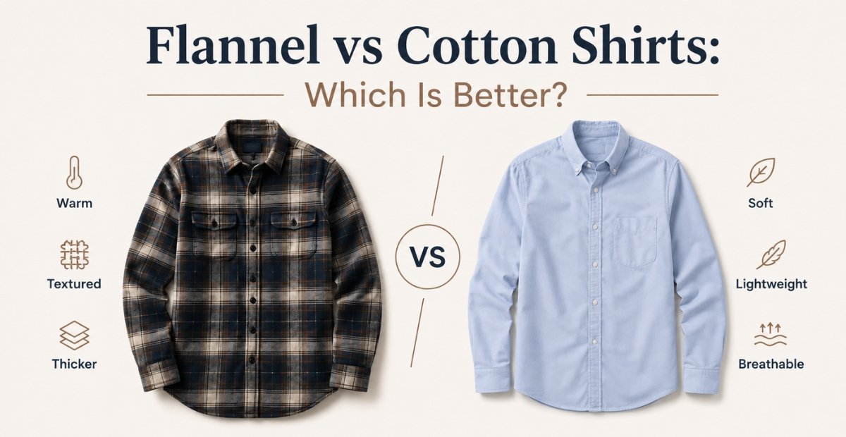 Flannel vs Cotton Shirts: Which Is Better?
