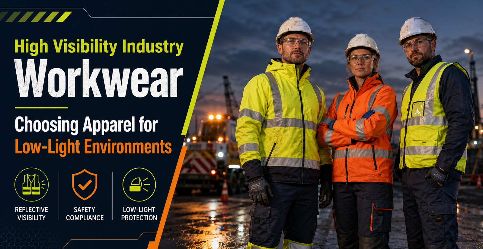 High Visibility Industry Workwear: Choosing Apparel for Low-Light Environments