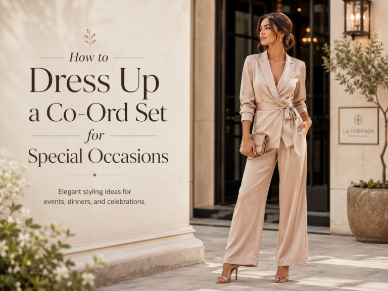 How to Dress Up a Co-Ord Set for Special Occasions