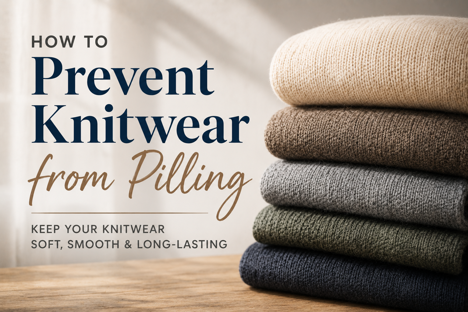 How to Prevent Knitwear from Pilling