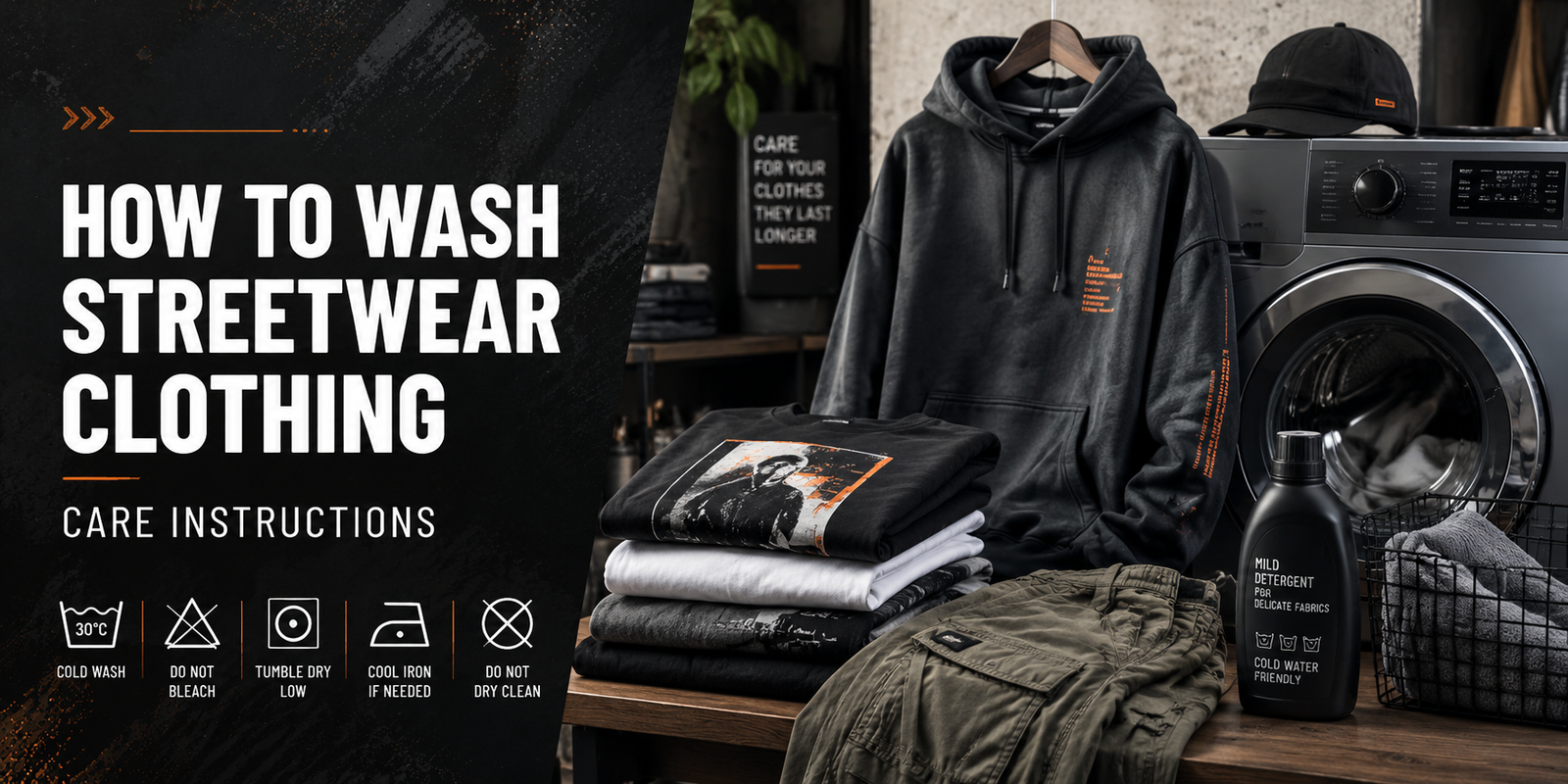 How to Wash Streetwear Clothing – Care Instructions