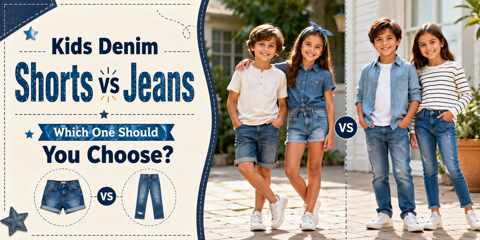 Kids Denim Shorts vs Jeans: Which One Should You Choose?