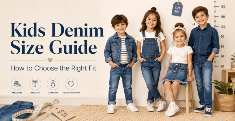Kids Denim Size Guide: How to Choose the Right Fit