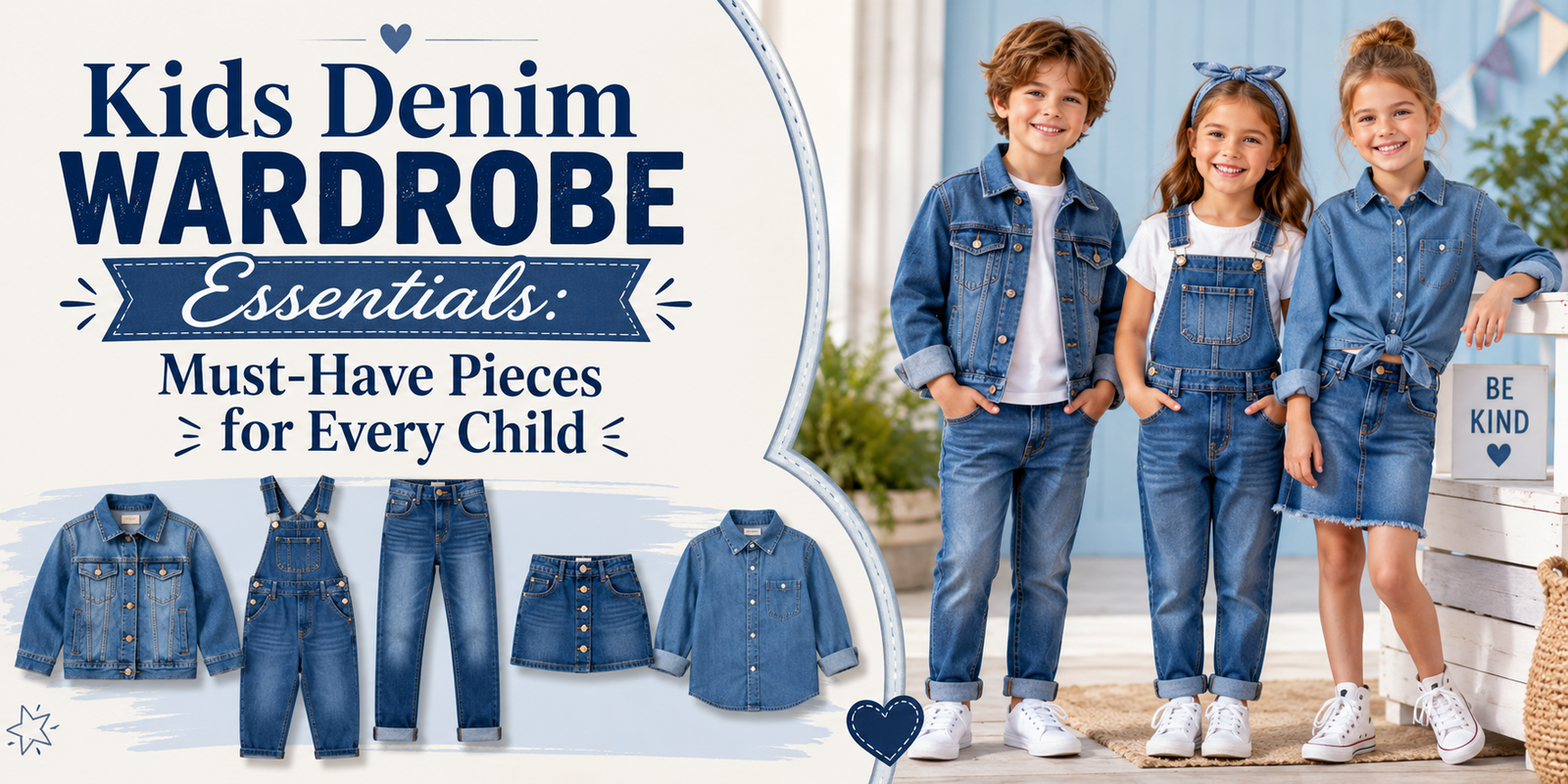 Kids Denim Wardrobe Essentials: Must-Have Pieces for Every Child