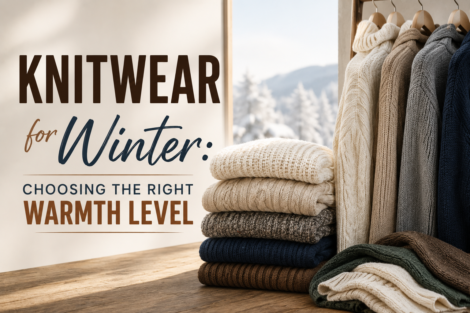 Knitwear for Winter: Choosing the Right Warmth Level