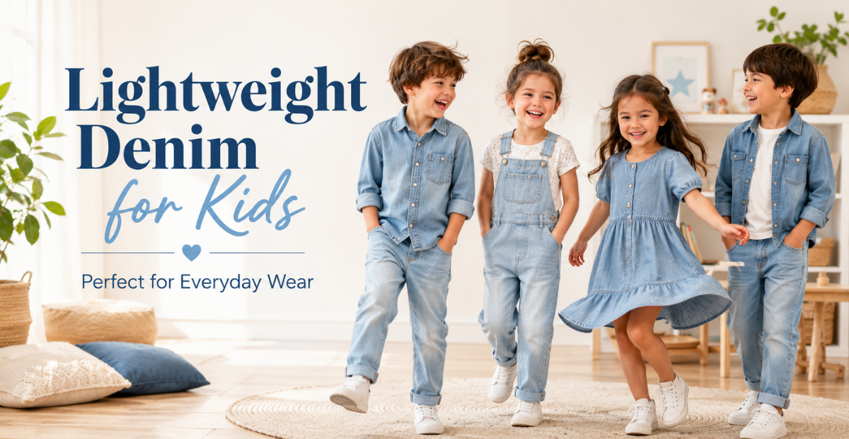 Lightweight Denim for Kids: Why It Is Perfect for Everyday Wear