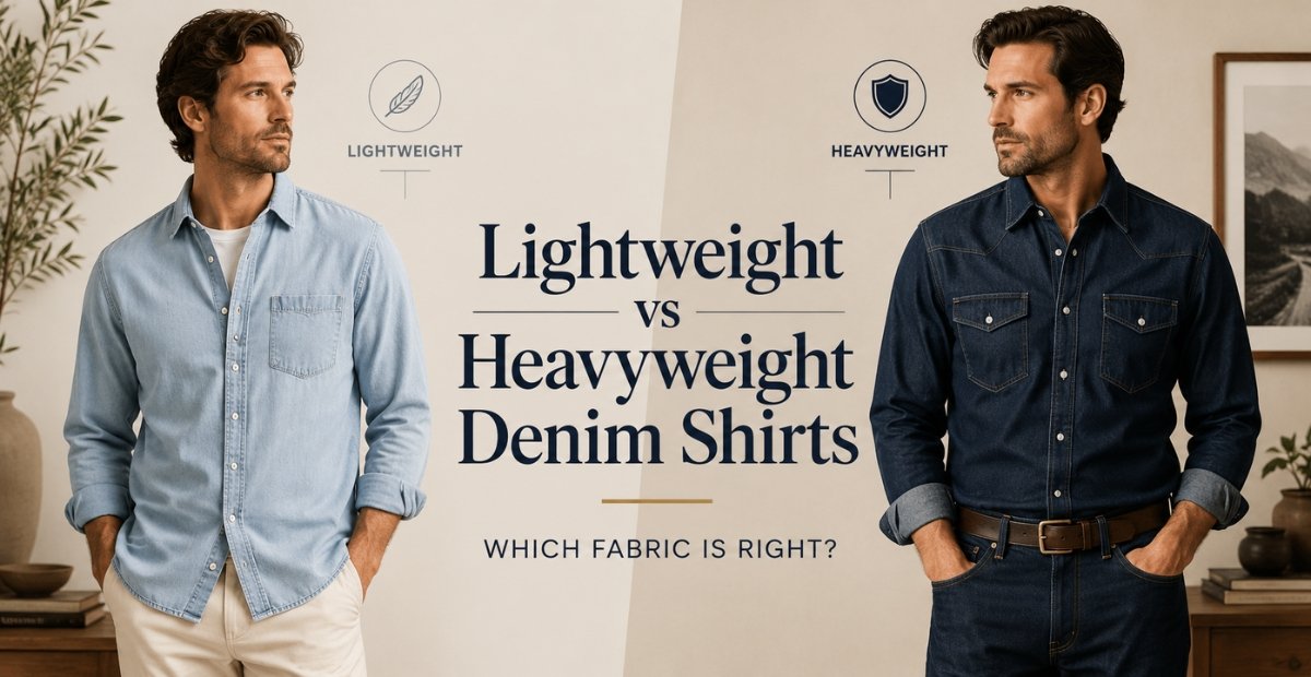 Lightweight vs Heavyweight Denim Shirts: Which Fabric Is Right?