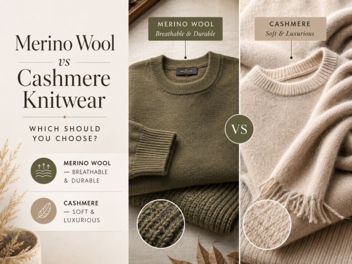 Merino Wool vs Cashmere Knitwear Which Should You Choose