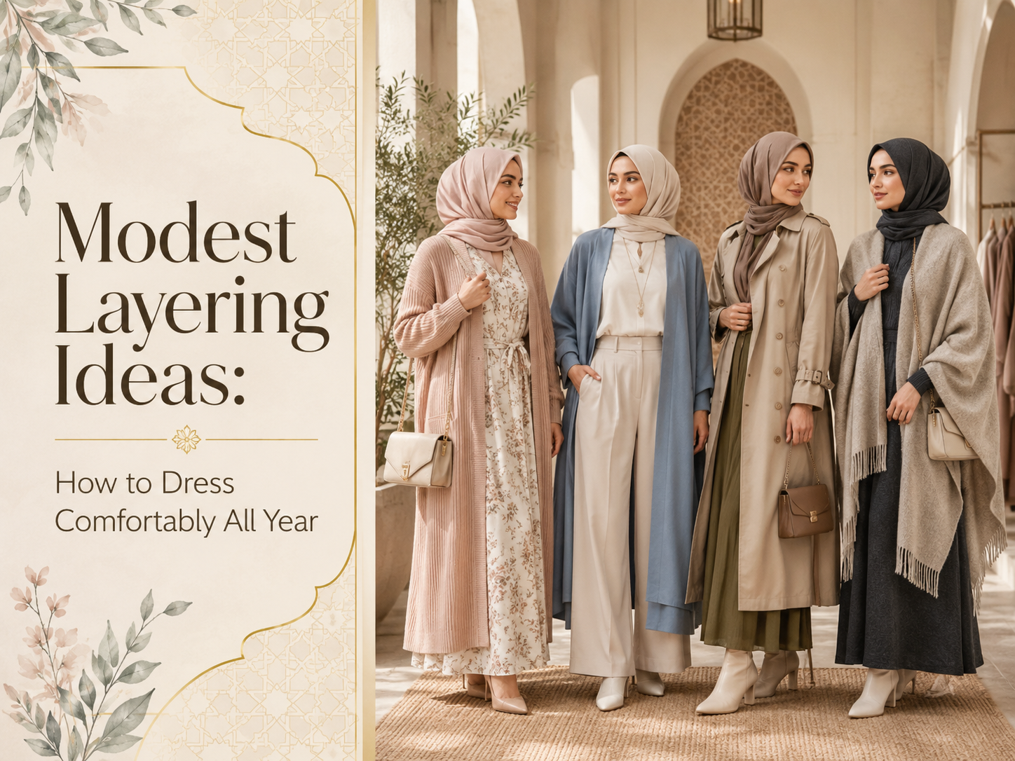 Modest Layering Ideas: How to Dress Comfortably All Year