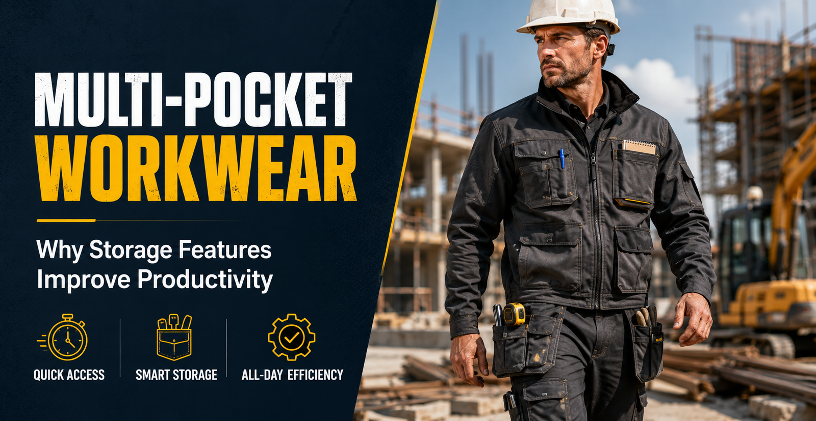 Multi-Pocket Workwear: Why Storage Features Improve Productivity