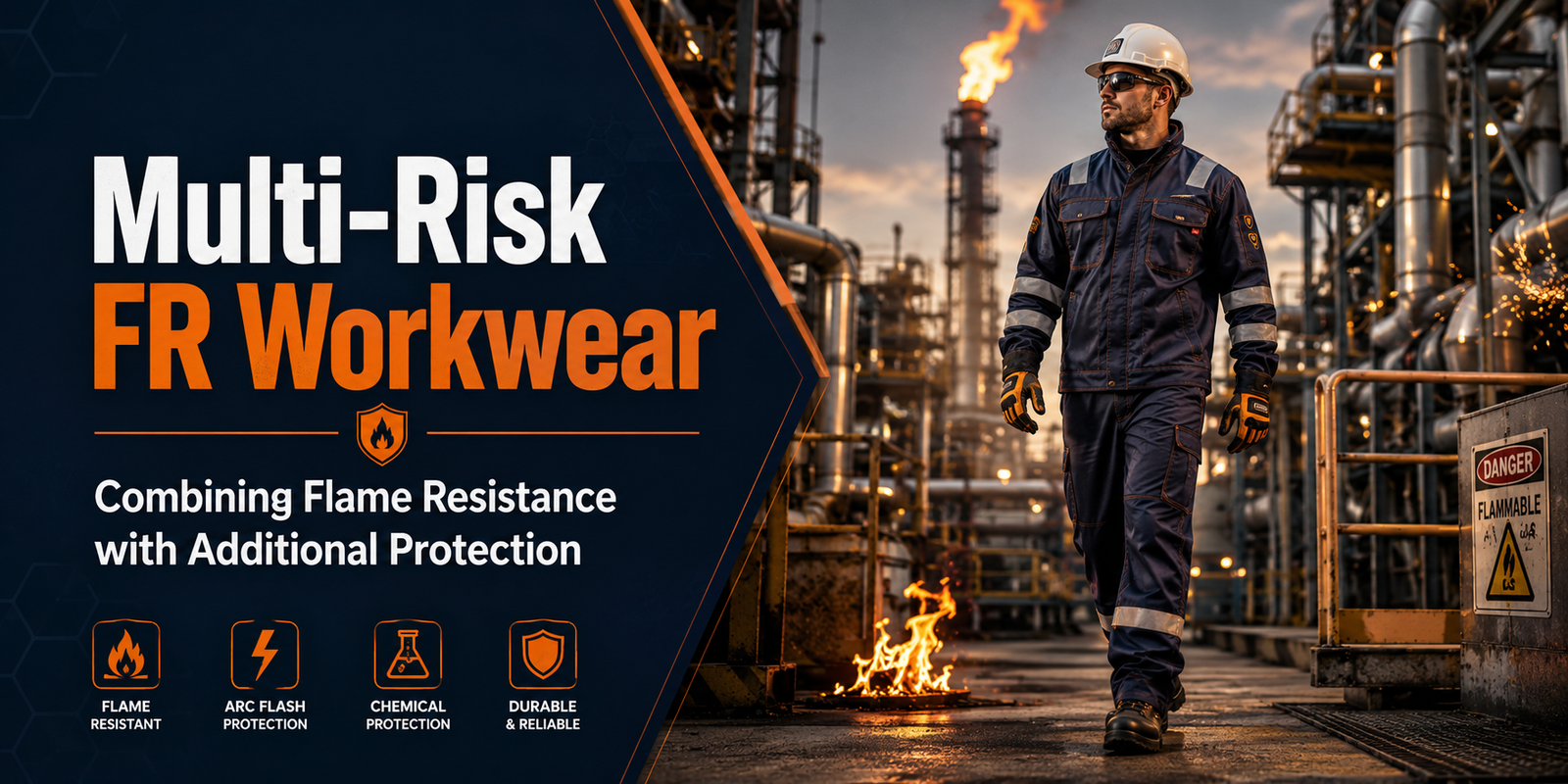 Multi-Risk FR Workwear: Combining Flame Resistance with Additional Protection