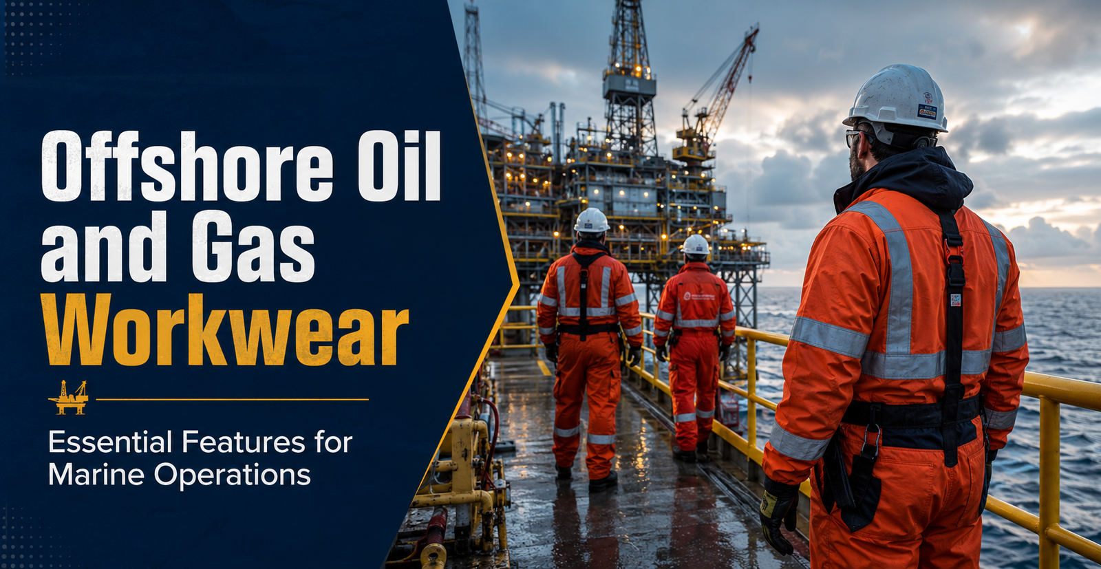 Offshore Oil and Gas Workwear: Essential Features for Marine Operations