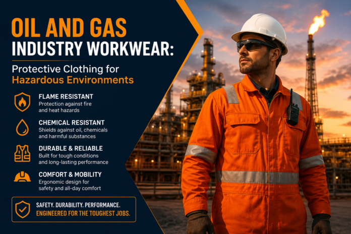 Oil and Gas Industry Workwear Protective Clothing for Hazardous Environments