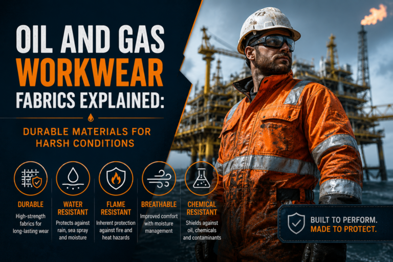 Oil and Gas Workwear Fabrics Explained: Durable Materials for Harsh Conditions