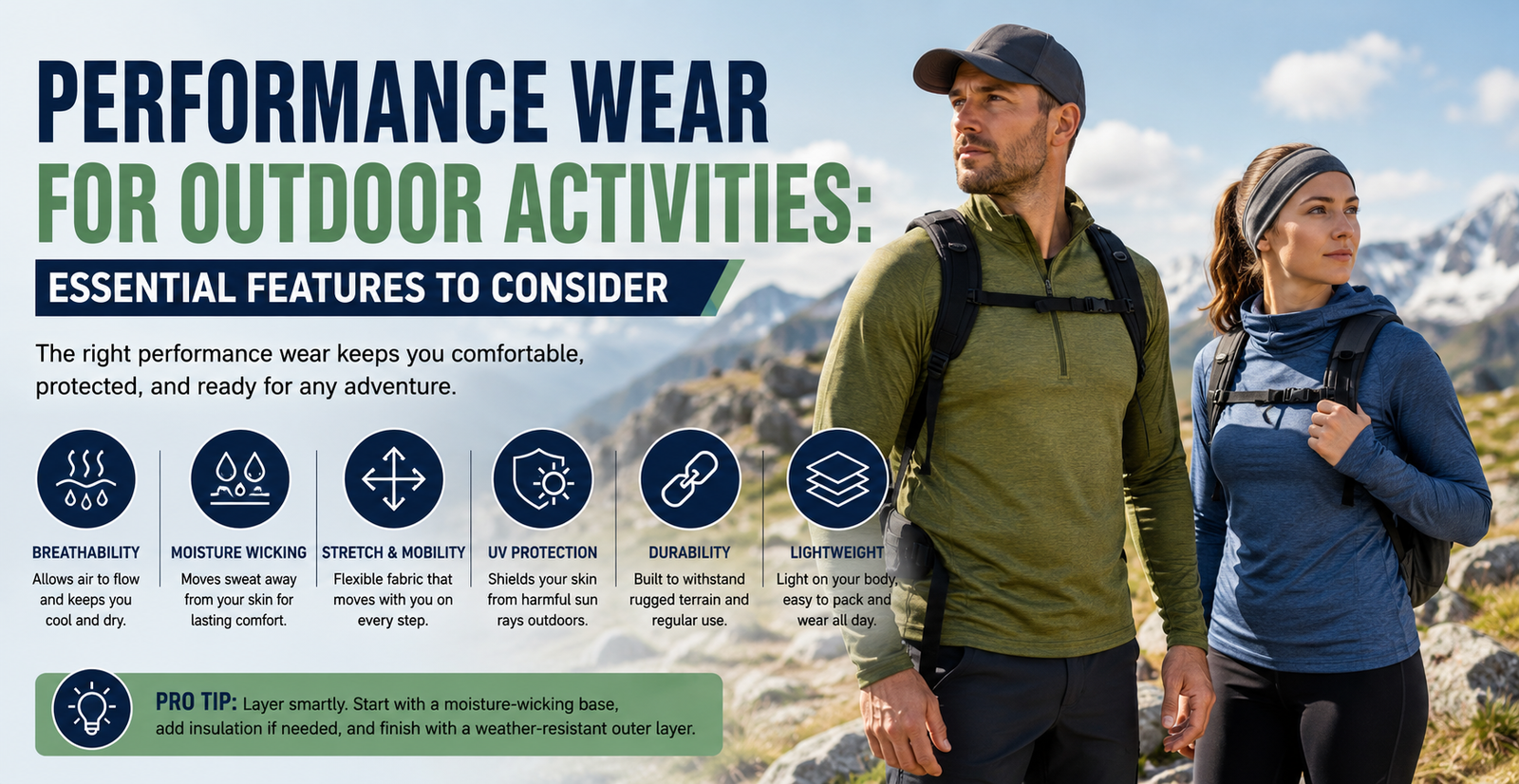 Performance Wear for Outdoor Activities: Essential Features to Consider