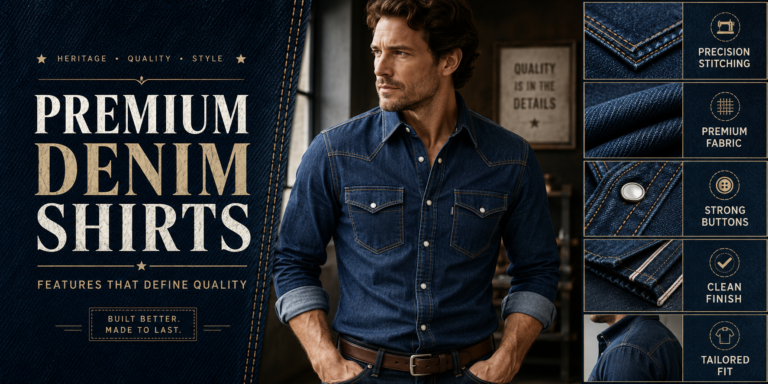 Premium Denim Shirts: Features That Define Quality