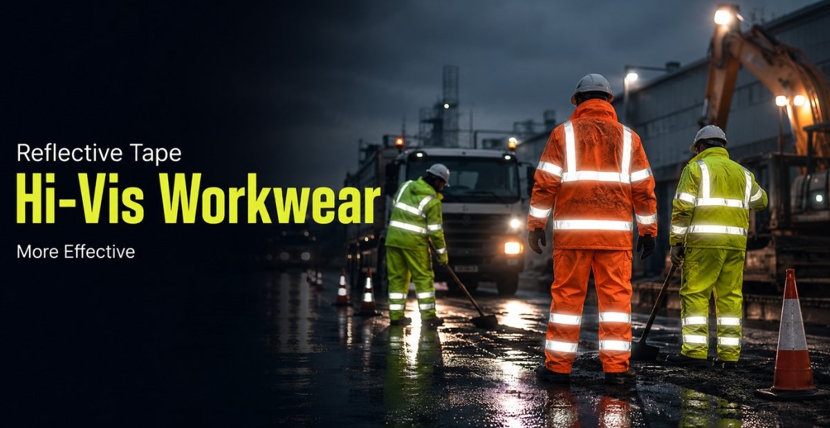 Reflective Tape Hi-Vis Workwear Workwear More Effective