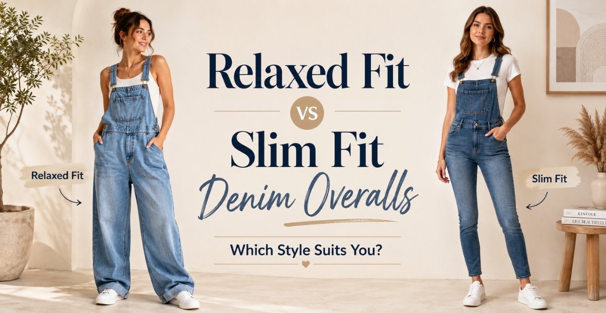 Relaxed Fit vs Slim Fit Denim Overalls: Which Style Suits You?