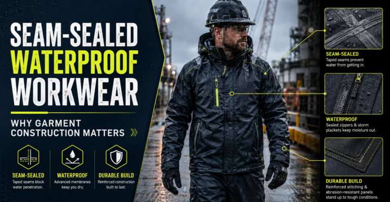 Seam-Sealed Waterproof Workwear: Why Garment Construction Matters
