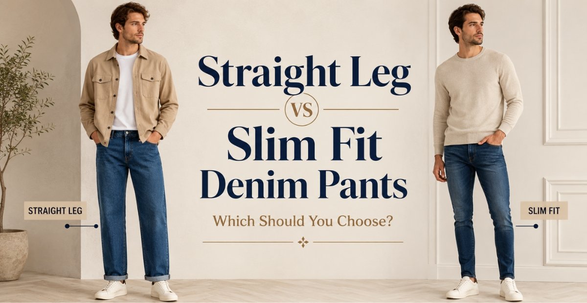 Straight Leg vs Slim Fit Denim Pants: Which Should You Choose?