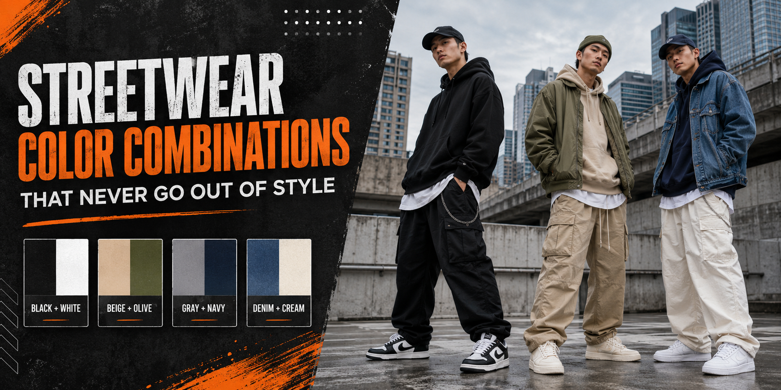 Streetwear Color Combinations That Never Go Out of Style