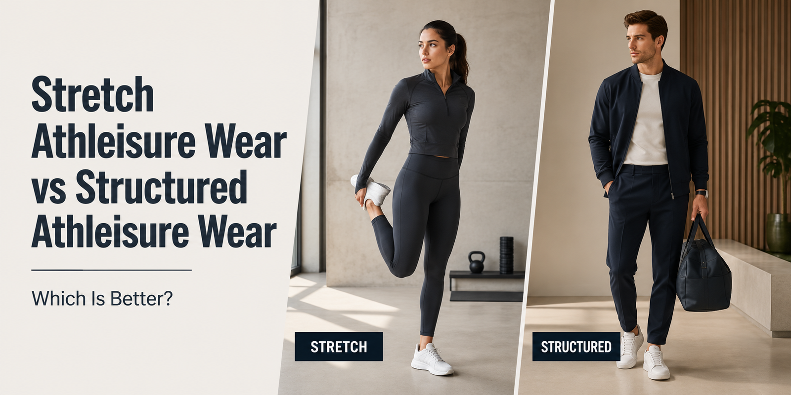 Stretch Athleisure Wear vs Structured Athleisure Wear: Which Is Better?