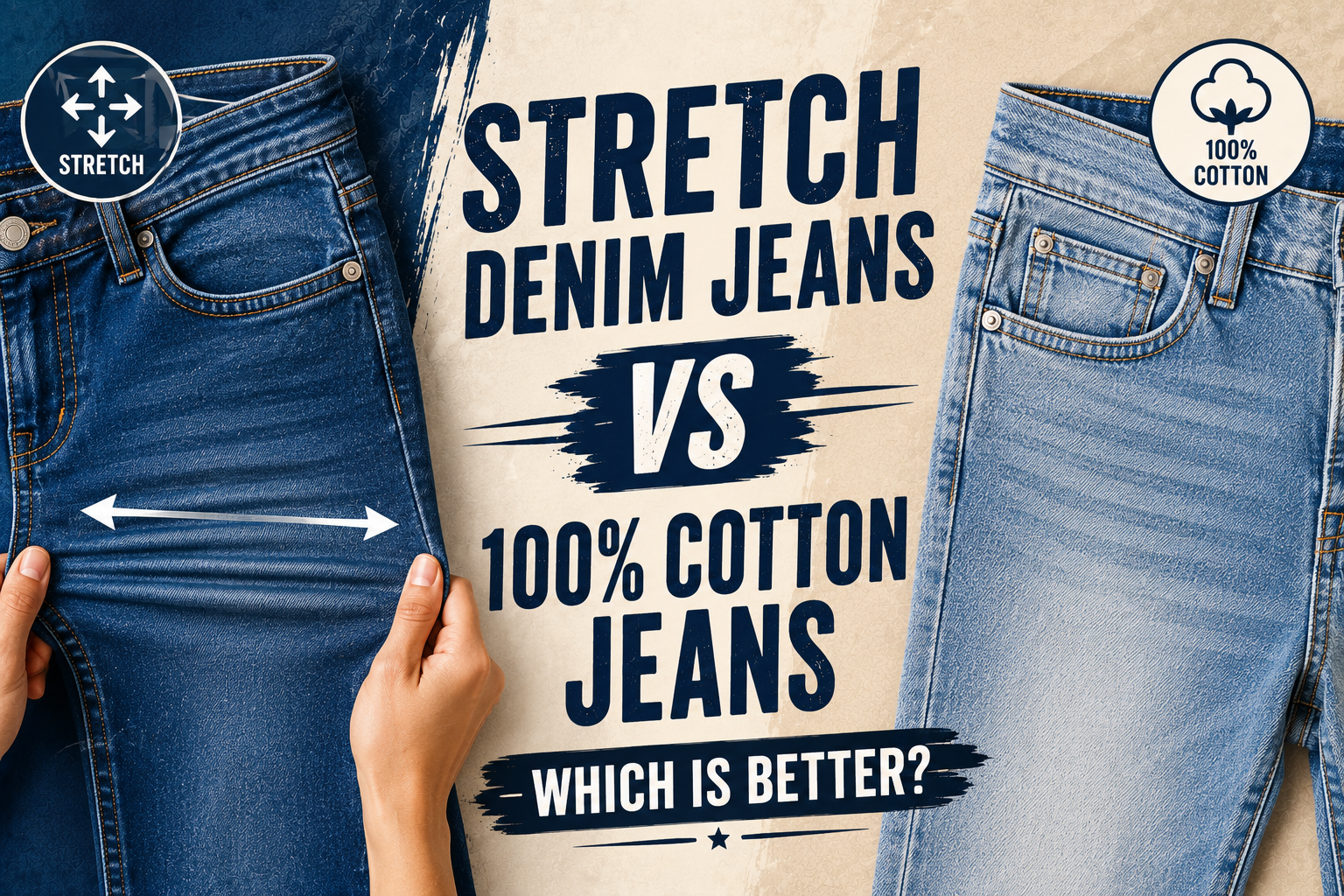 Stretch Denim Jeans vs 100% Cotton Jeans: Which Is Better?