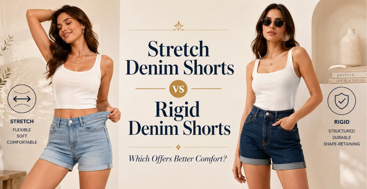 Stretch Denim Shorts vs Rigid Denim Shorts: Which Offers Better Comfort?