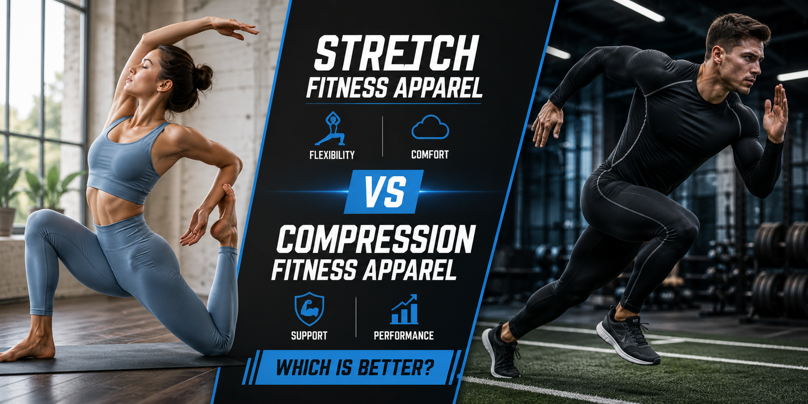 Stretch Fitness Apparel vs Compression Fitness Apparel: Which Is Better?
