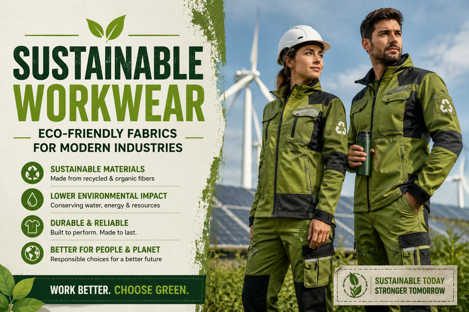 Sustainable Workwear: Eco-Friendly Fabrics for Modern Industries