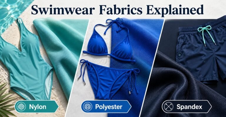Swimwear Fabrics Explained: Nylon, Polyester, and Spandex Compared