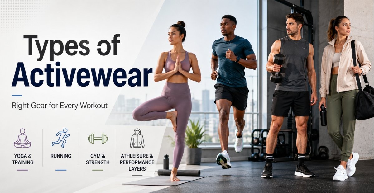 Types of Activewear Explained: Choosing the Right Gear for Every Workout