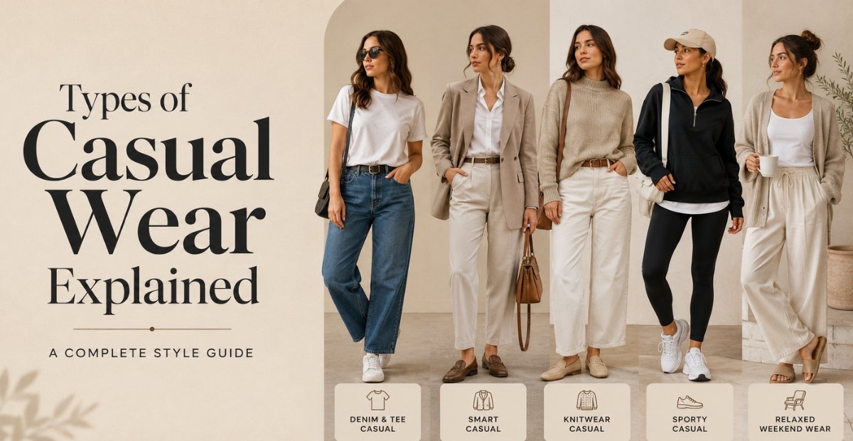 Types of Casual Wear Explained: A Complete Style Guide