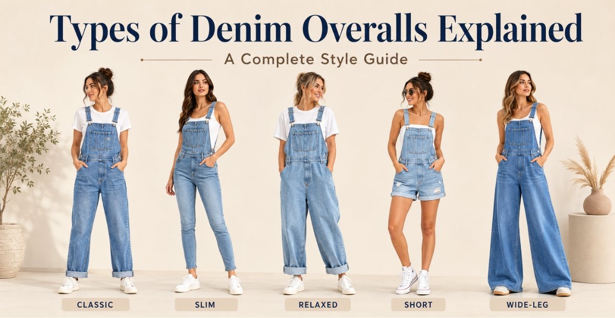 Types of Denim Overalls Explained: A Complete Style Guide