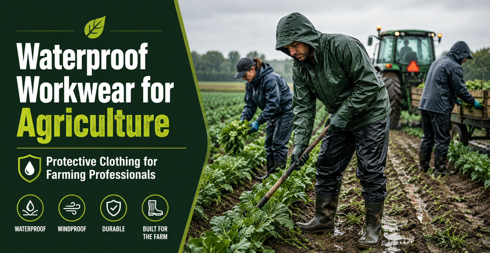 Waterproof Workwear for Agriculture: Protective Clothing for Farming Professionals