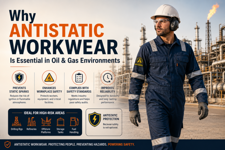 Why Antistatic Workwear Is Essential in Oil & Gas Environments