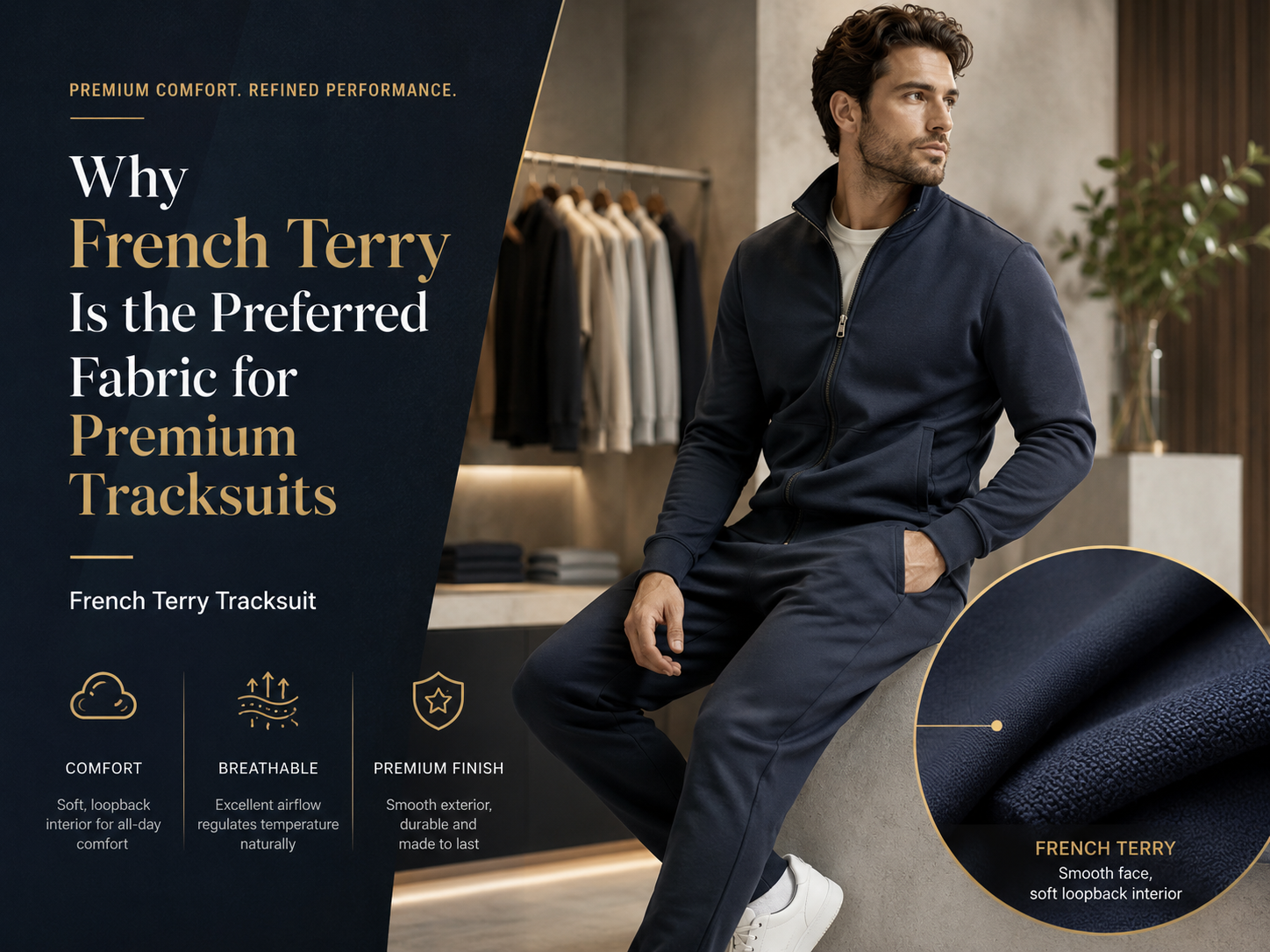 Why French Terry Tracksuits Is Preferred Fabric for Premium