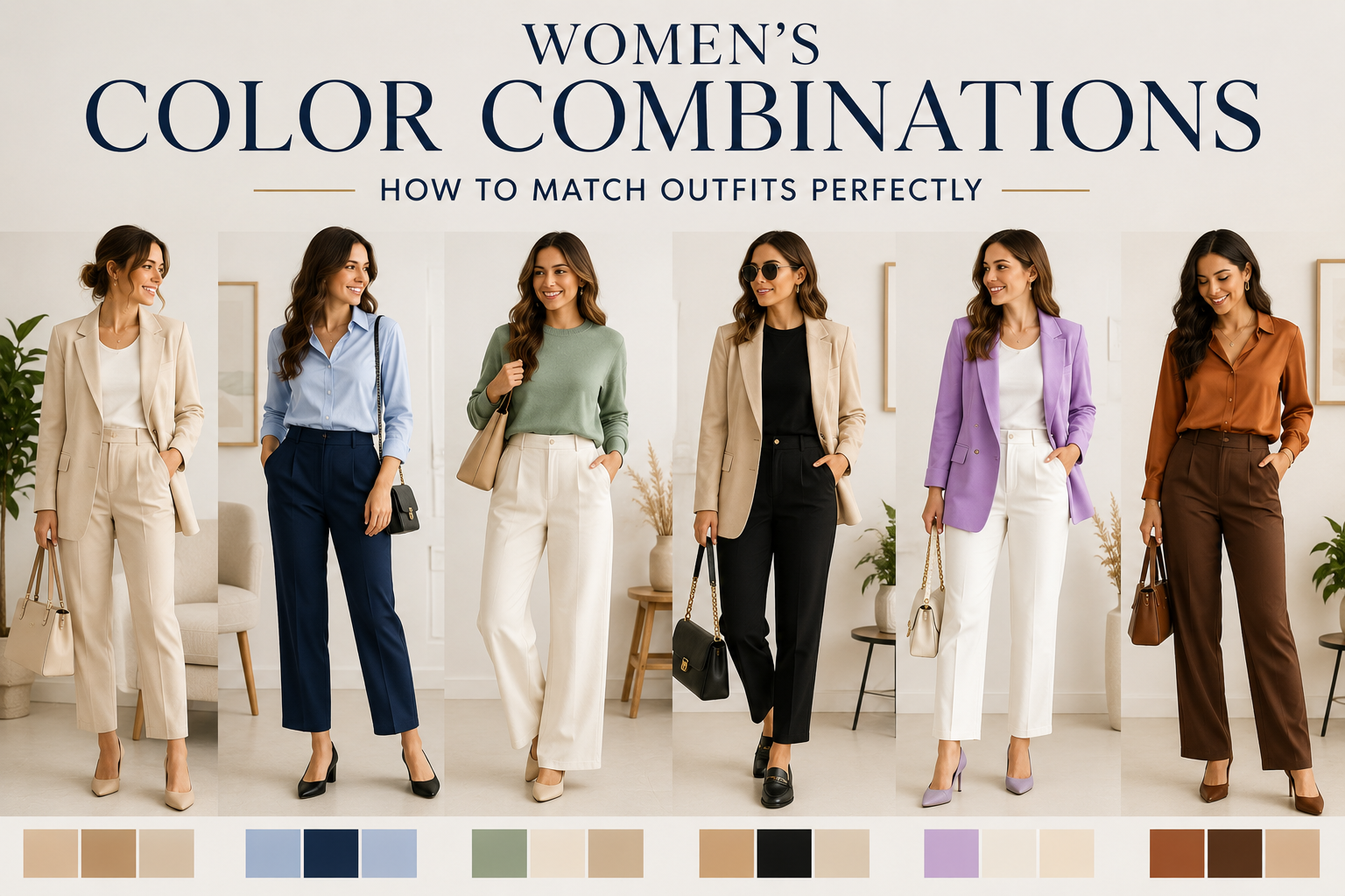 Women’s Color Combinations: How to Match Outfits Perfectly