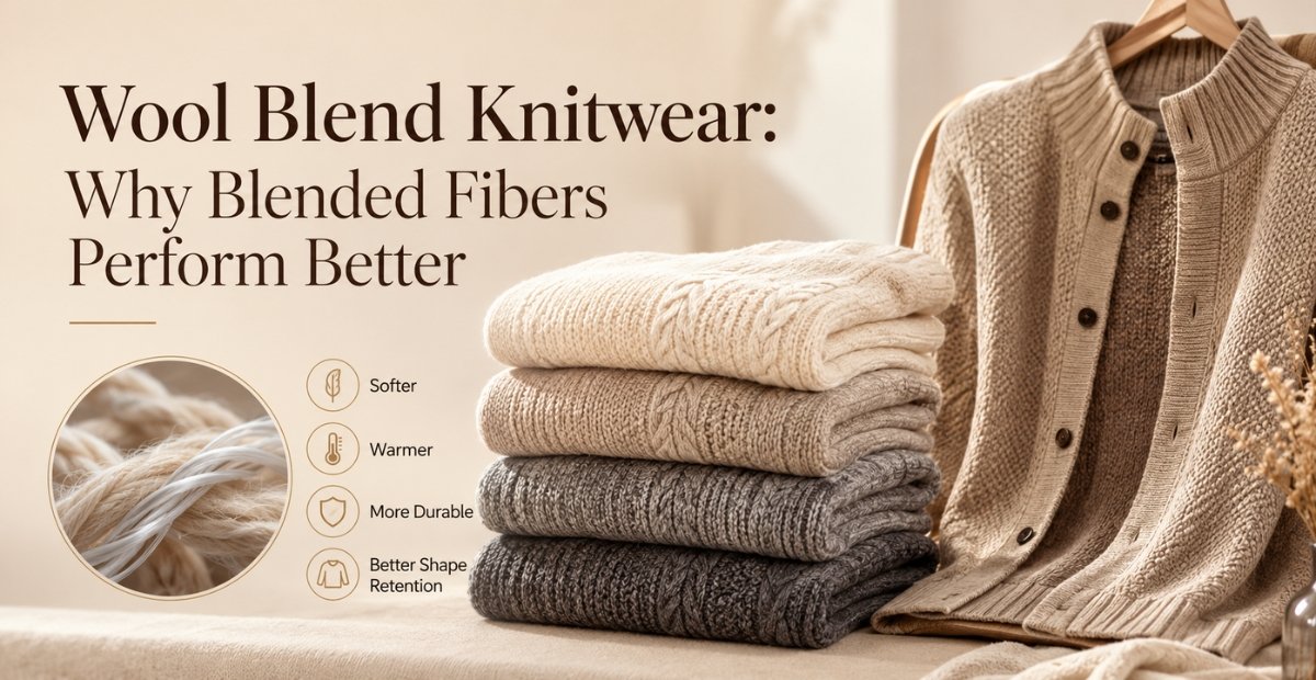 Wool Blend Knitwear: Why Blended Fibers Perform Better