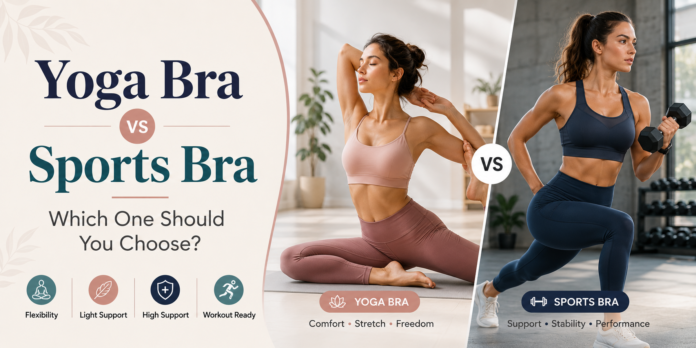 Yoga Bra vs Sports Bra Which One Should You Choose